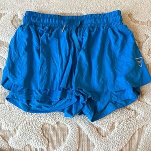 Blue Running shorts